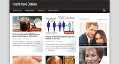 Desktop Screenshot of healthcareoptions.info
